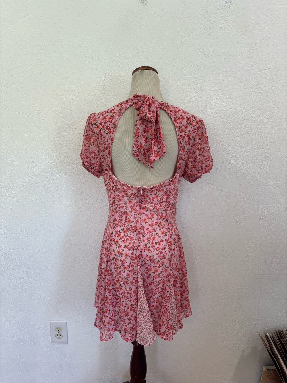 Altar’s State Godet Flare Open Back Mini Dress - Picture 10 of 10